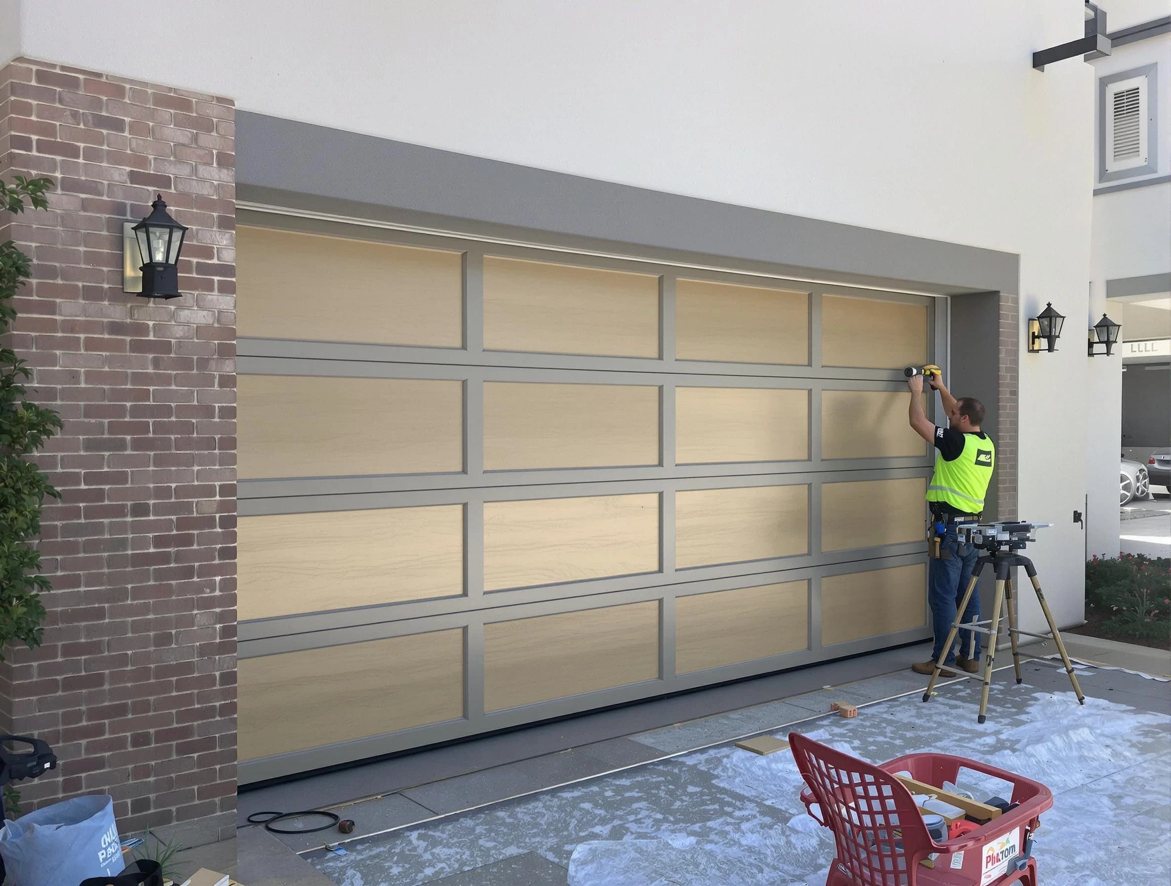 Garage door replacement service by White Bluff Garage Door Repair in White Bluff