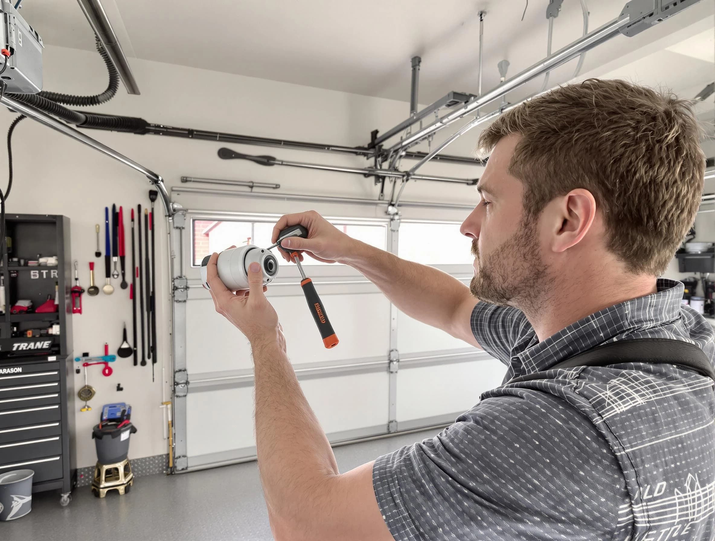 Garage door opener repair service by White Bluff Garage Door Repair in White Bluff