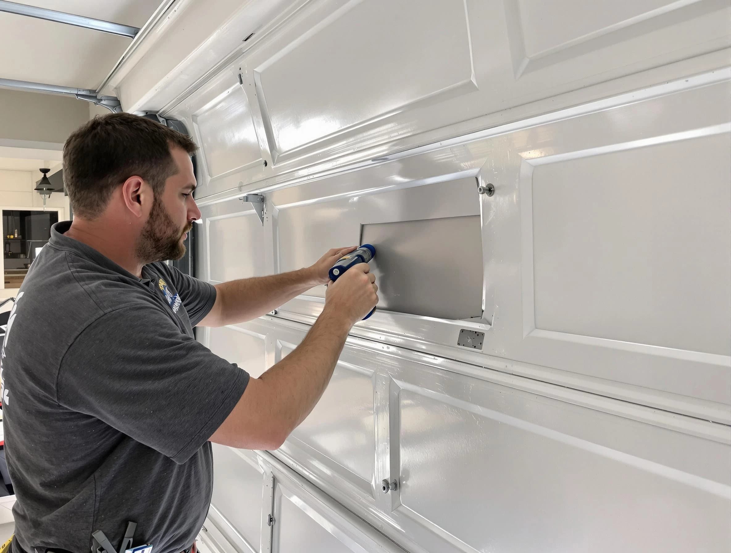Garage door panel repair by White Bluff Garage Door Repair in White Bluff