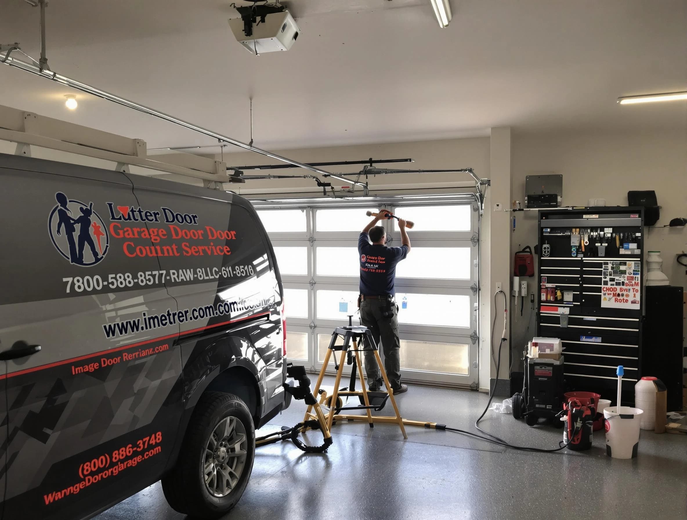 White Bluff Garage Door Repair rapid response team performing same-day repair in White Bluff