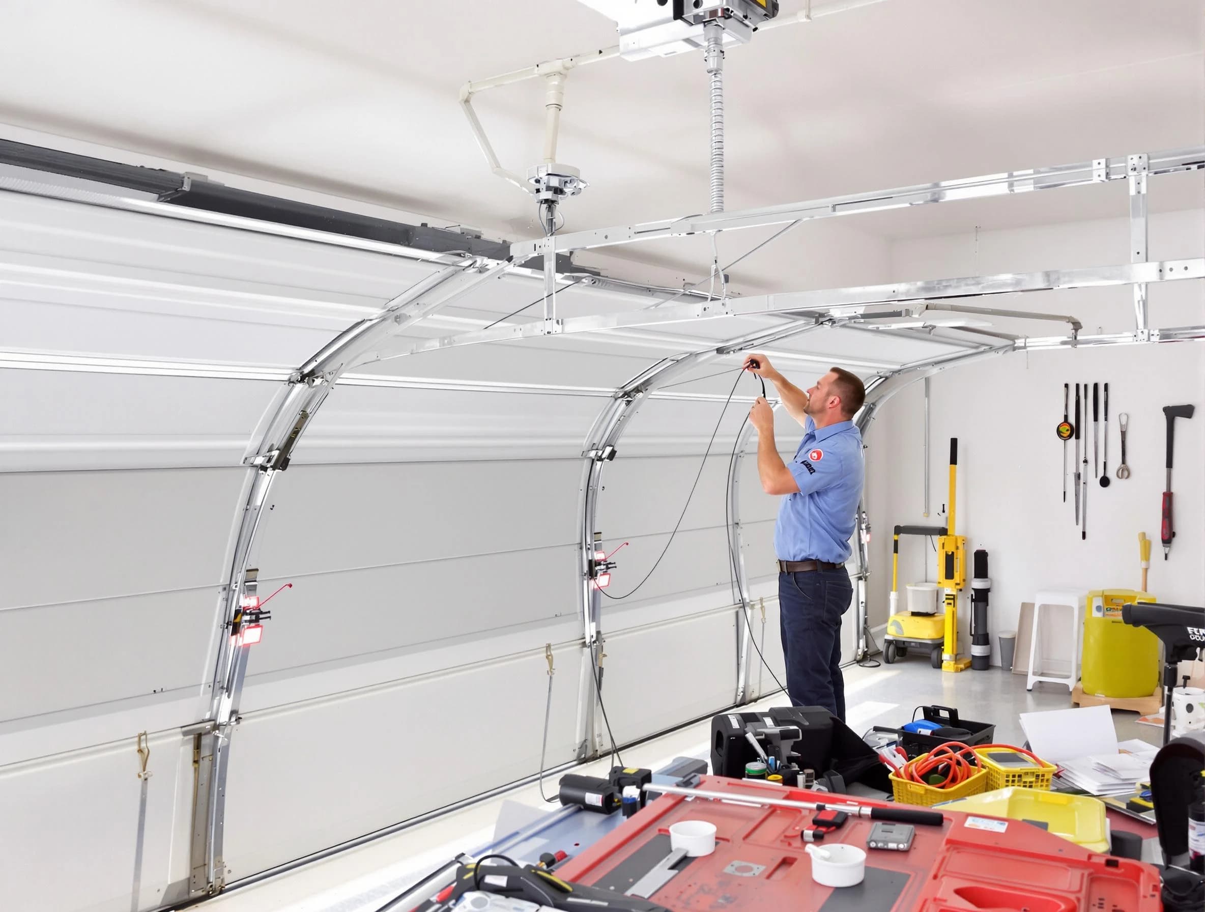 Garage door cable repair service by White Bluff Garage Door Repair in White Bluff