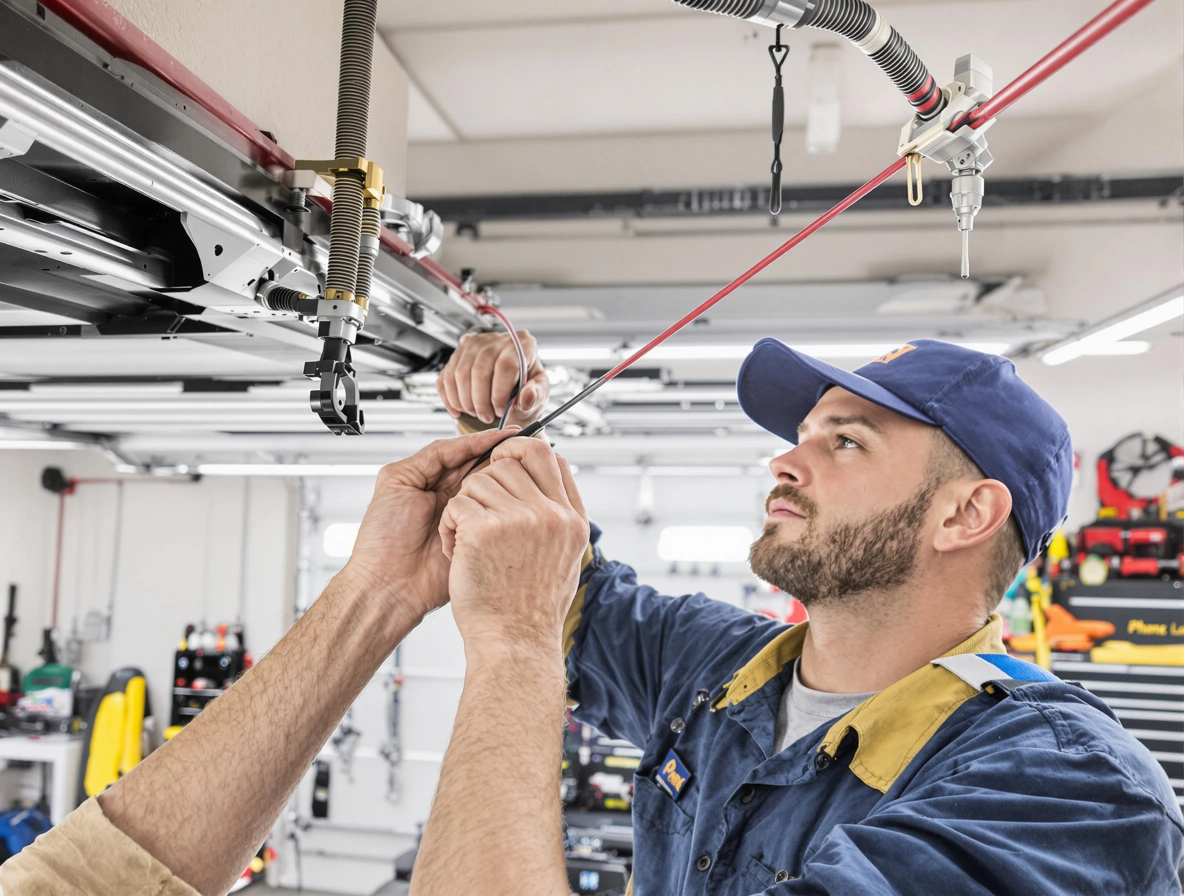Garage Door Cable Repair in White Bluff