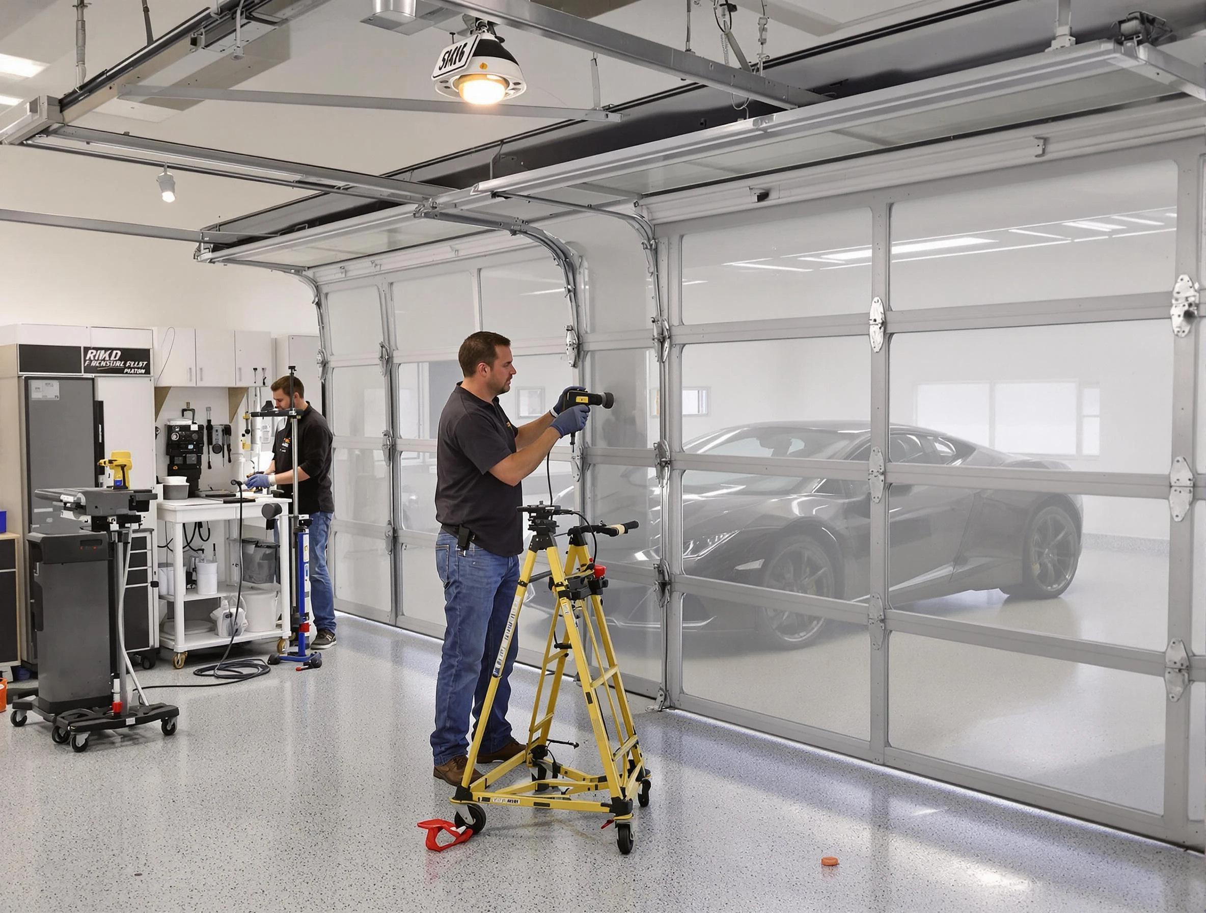 Garage Door Dents Repair in White Bluff