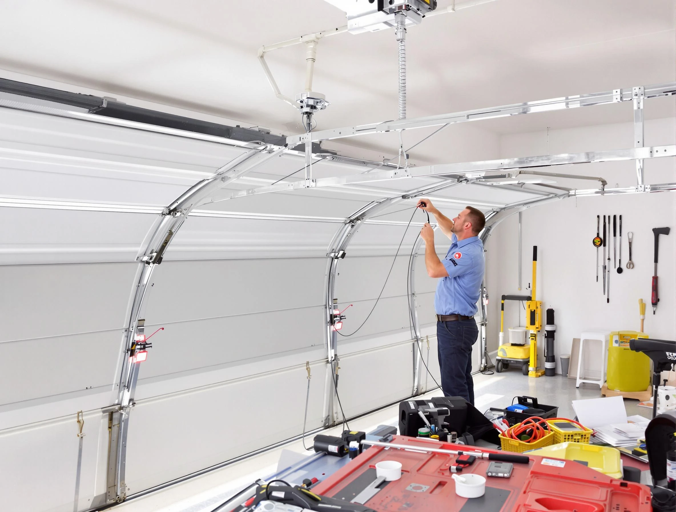 Garage door cable repair service by White Bluff Garage Door Repair in White Bluff