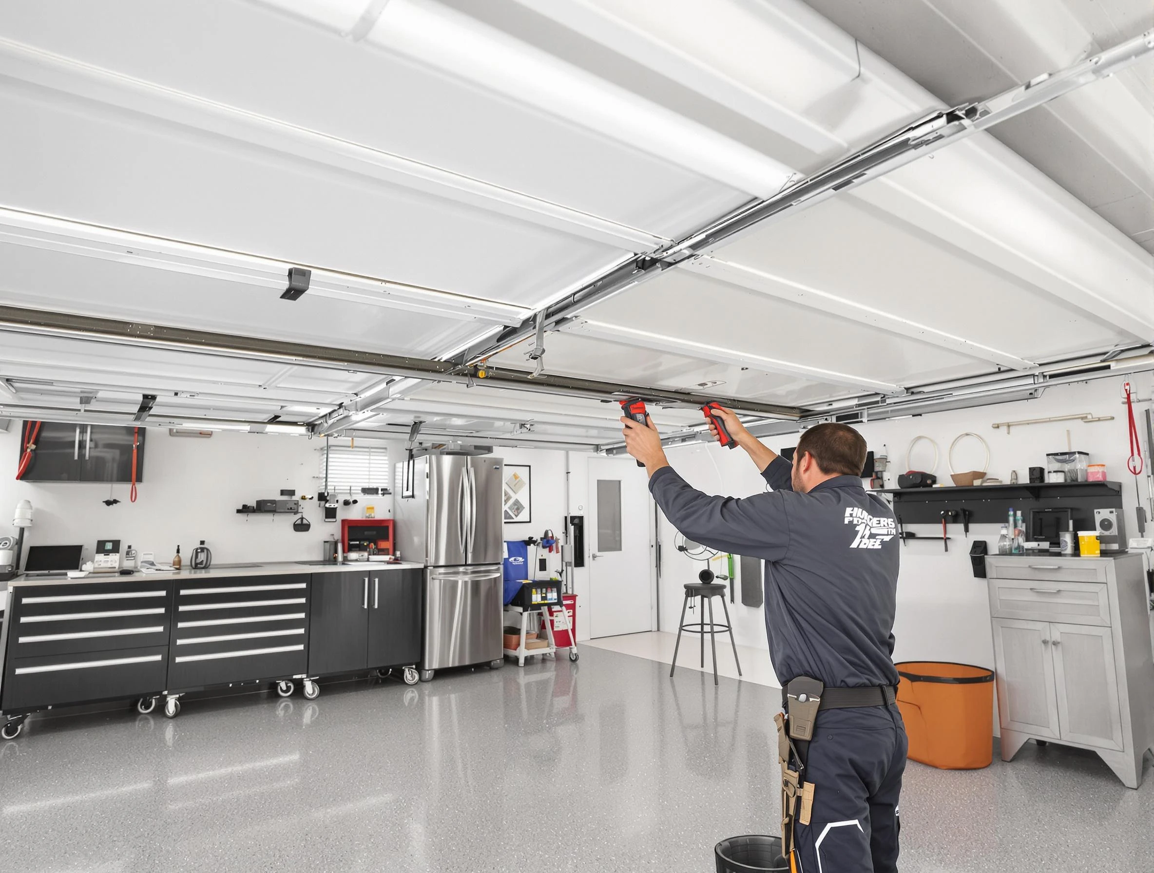 Overhead garage door repair service by White Bluff Garage Door Repair in White Bluff