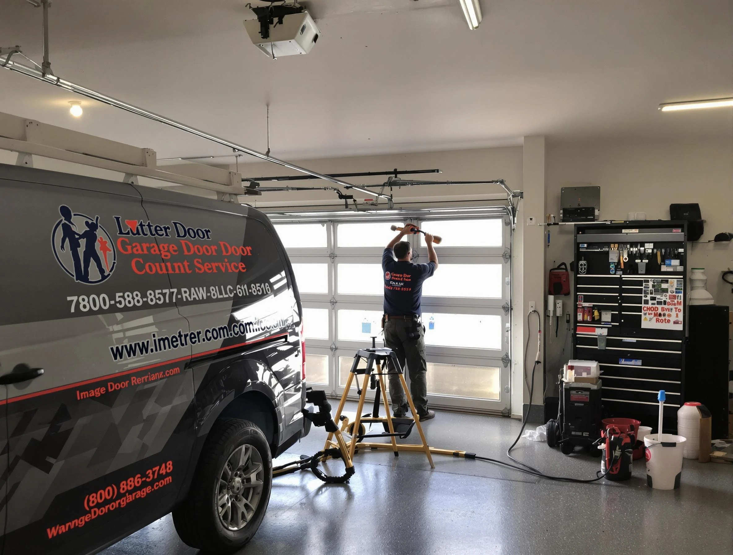 White Bluff Garage Door Repair rapid response team performing same-day repair in White Bluff