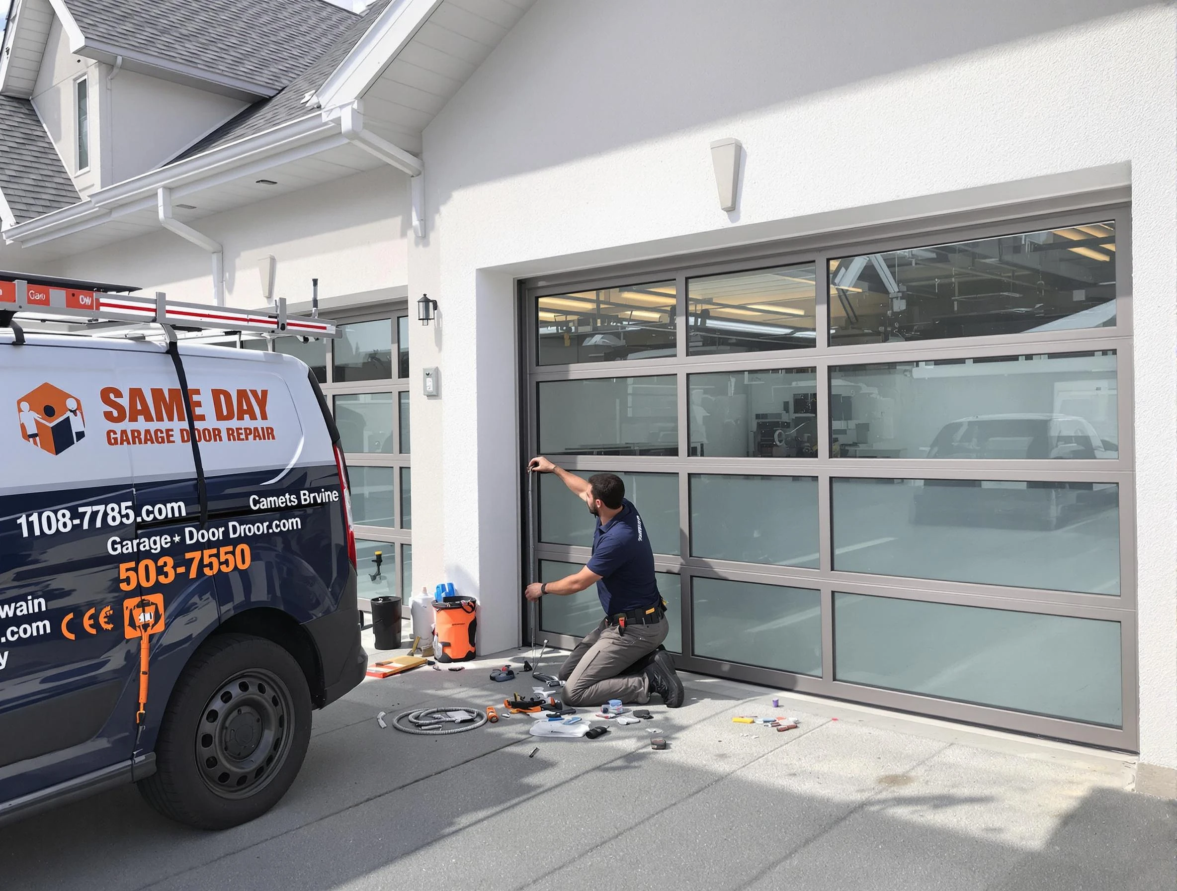 Same-day garage door repair service by White Bluff Garage Door Repair in White Bluff